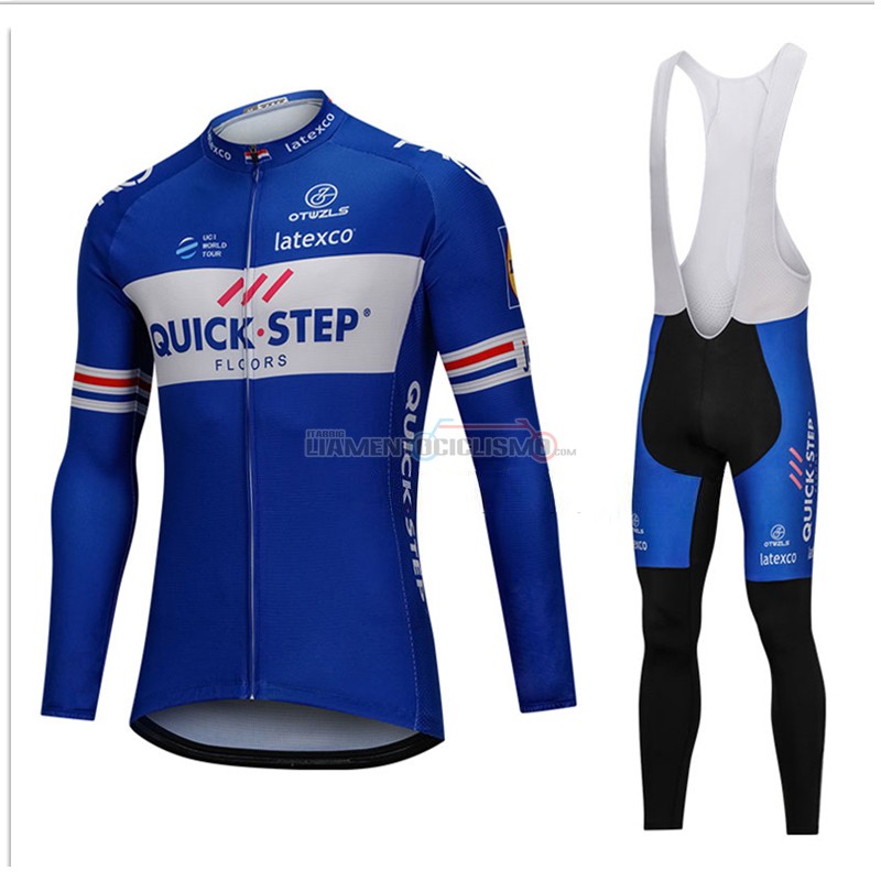 Abbigliamento Ciclismo Uci Mondo Campione Quick Step Floors ML 2018 Blu